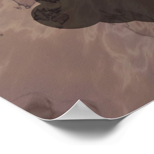 DNA op Stone Poster (Hoek)