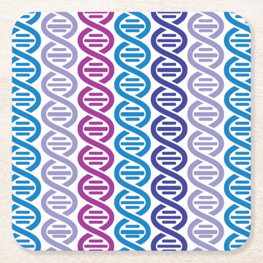 DNA-patroon Kartonnen Onderzetters (Voorkant)