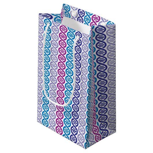 DNA-patroon Klein Cadeauzakje (Voorkant Gekanteld)
