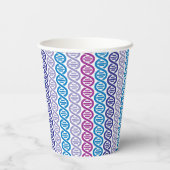 DNA-patroon Papieren Bekers (Achterkant)