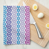 DNA-patroon Theedoek (Quarter Fold)