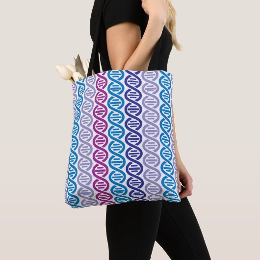 DNA-patroon Tote Bag (Dichtbij)