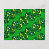 DNA Pattern Medical Science Briefkaart (Voorkant)