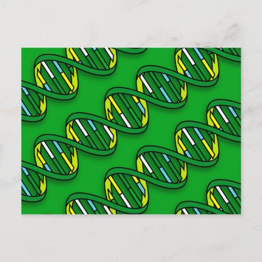 DNA Pattern Medical Science Briefkaart (Voorkant)