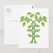 DNA-plant Briefkaart (Voorkant / Achterkant)