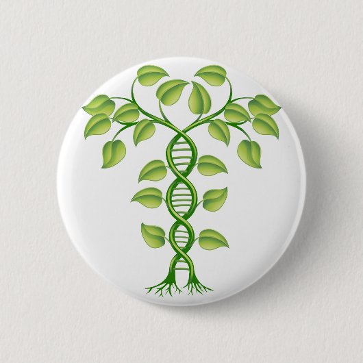 DNA-plant Ronde Button 5,7 Cm (Voorkant)