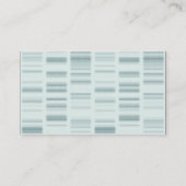 DNA-profielen: Genetische instructies Creëer het l Visitekaartje (Achterkant)