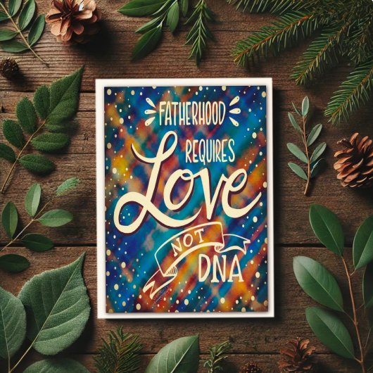 DNA Quote Vaderdag Moderne Stepdad Kaart