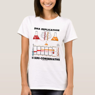 DNA-replicatie is semiconservatief T-shirt