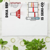 DNA-replicatie is semiconservatief Theedoek (Gevouwen)