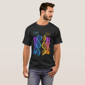 DNA RNA Moleculaire Biologie Pun Science Genetics  T-shirt (Voorkant volledig)