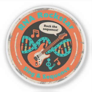 DNA Rocker Jamt met het Genoom Sticker