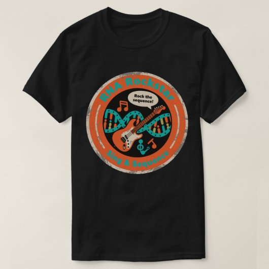 DNA Rocker Jamt met het Genoom T-shirt (Design voorkant)