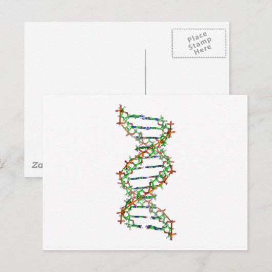 DNA - science/scientist/biology Briefkaart (Voorkant / Achterkant)