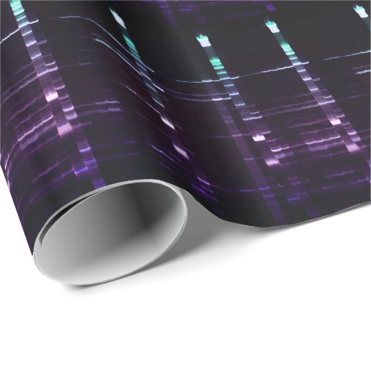 DNA-sequencing Gel 2 Cadeaupapier (Rol Hoek)