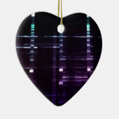 DNA-sequencing Gel 2 Keramisch Ornament (Rechts)