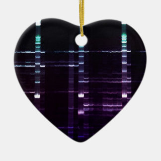 DNA-sequencing Gel 2 Keramisch Ornament