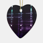 DNA-sequencing Gel 2 Keramisch Ornament (Links)