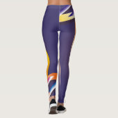 DNA Spiraal Wetenschap Leggings (Achterkant)