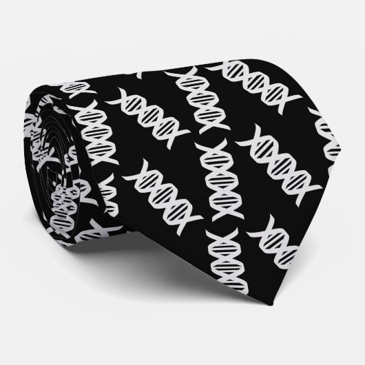 DNA-spiraalpatroon Stropdas (Opgerold)