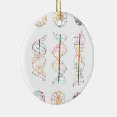 DNA-spiraalvorming Keramisch Ornament (Rechts)