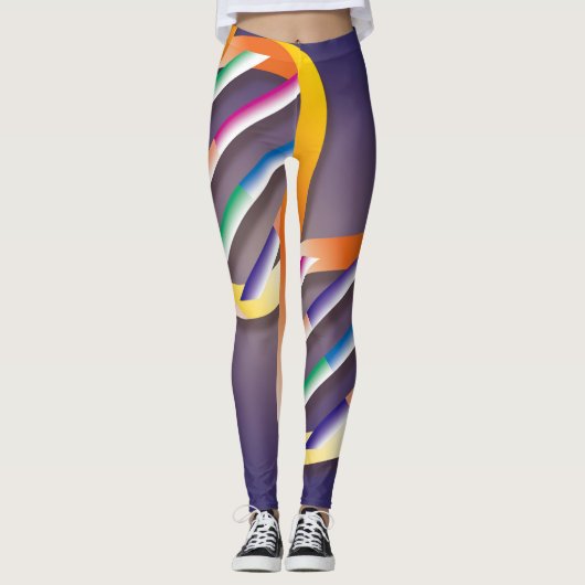 DNA-spiraalwetenschap Leggings (Voorkant)