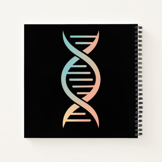  "DNA Spiral Simplicity" Notitieboek (Achterkant)
