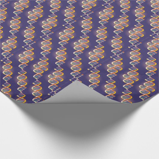 DNA Spotlight Medische Wetenschap Cadeaupapier (Hoek)