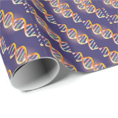 DNA Spotlight Medische Wetenschap Cadeaupapier (Rol Hoek)