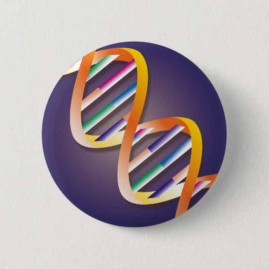 DNA Spotlight Medische Wetenschap Ronde Button 5,7 Cm (Voorkant)