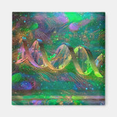 DNA Strand Artwork Magneet (Voorkant)