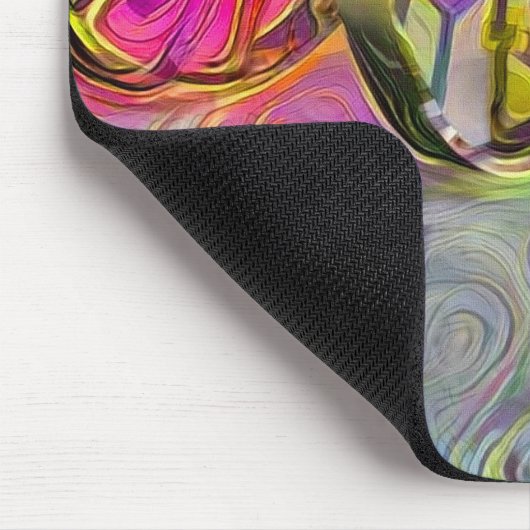 DNA Strand Artwork Muismat (Hoek)