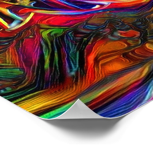 DNA Strand Artwork Poster (Hoek)