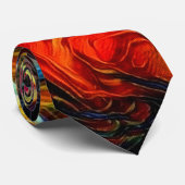 DNA Strand Artwork Stropdas (Opgerold)