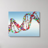 DNA Strand Canvas Afdruk (Voorkant)