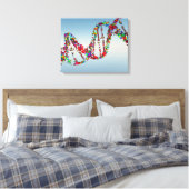 DNA Strand Canvas Afdruk (Insitu (Slaapkamer))