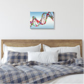 DNA Strand Canvas Afdruk (Insitu (Slaapkamer))