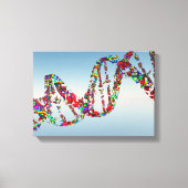 DNA Strand Canvas Afdruk (Voorkant)