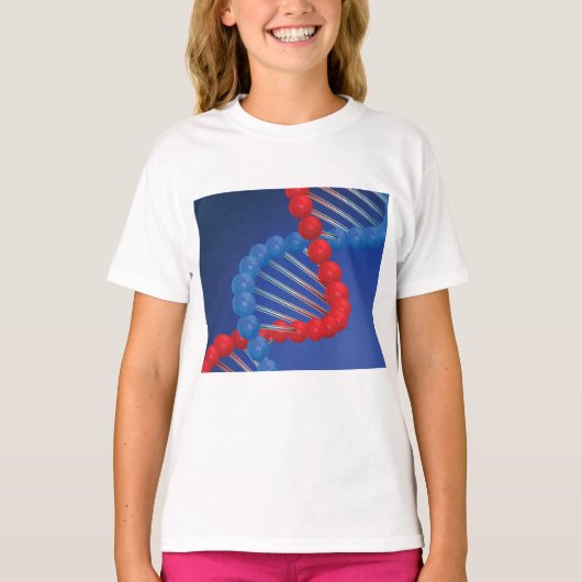 DNA Strand Meisjes T-shirt (Voorkant)