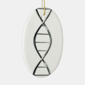 DNA Strand Oval kerstversiering Keramisch Ornament (Rechts)