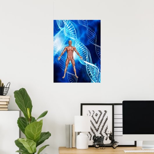 DNA Strand Poster (Thuiskantoor)