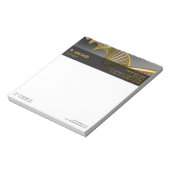 DNA Strand Professional Gold Medical Luxury Notitieblok (Linkerzijde)