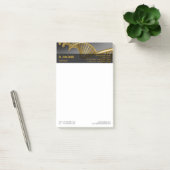 DNA Strand Professional Medical Gold Luxury Post-it® Notes (Kantoor)