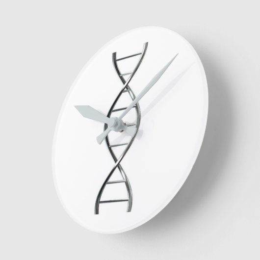 DNA Strand Round Wall klok (Hoek)