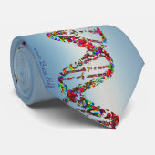 DNA Strand Stropdas (Opgerold)