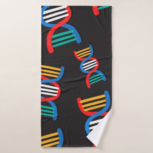 dna - strandpatroon badhanddoek (Badhanddoek)