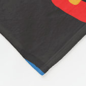 dna - strandpatroon fleece deken (Hoek)