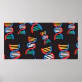 dna - strandpatroon poster (Voorkant)