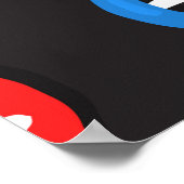 dna - strandpatroon poster (Hoek)