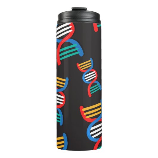 dna - strandpatroon thermosbeker (Voorkant)
